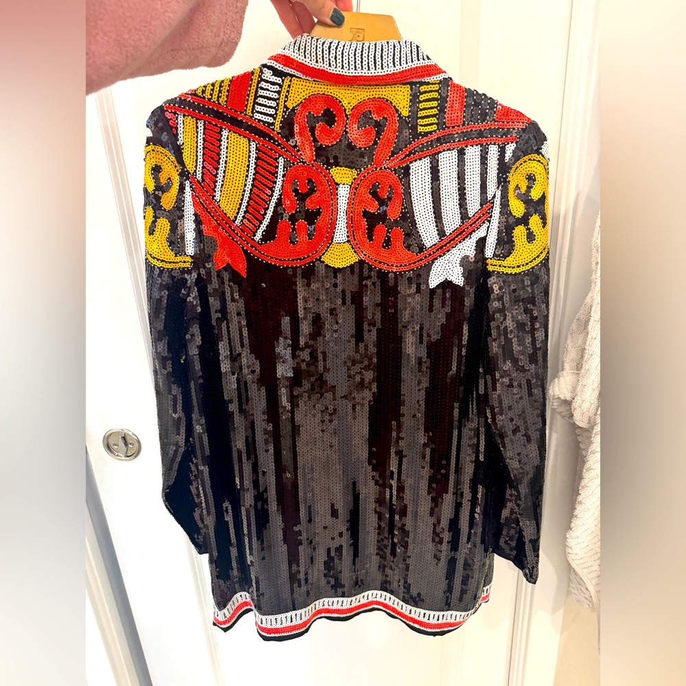 Nasty Gal Western Sequin Jacket